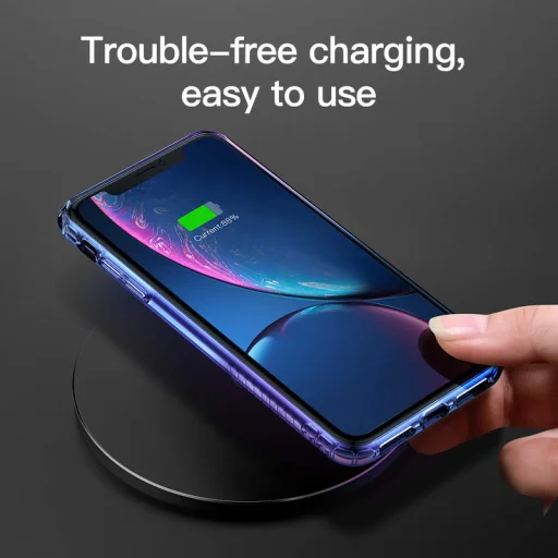 iPhone XR fekete tok Baseus Colorful Airbag (WIAPIPH61-XC01) - 8