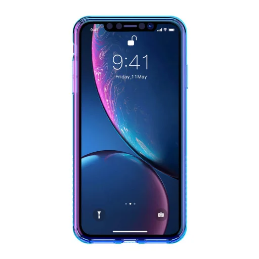 iPhone XR fekete tok Baseus Colorful Airbag (WIAPIPH61-XC01) - 3