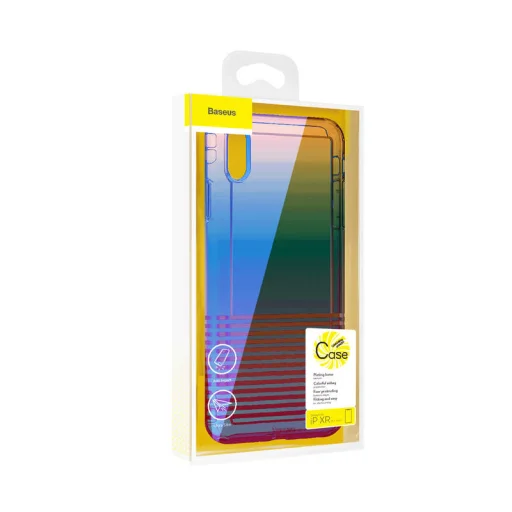 iPhone XR fekete tok Baseus Colorful Airbag (WIAPIPH61-XC01) - 2