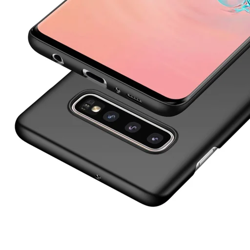 MSVII Simple ultra vékony PC tok Samsung S10 Plus fekete színben - 3
