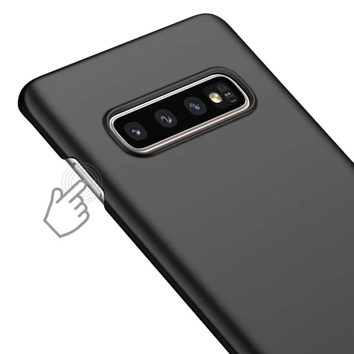 MSVII Simple ultra vékony PC tok Samsung S10 Plus fekete színben - 4