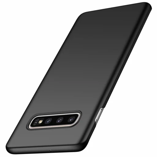MSVII Simple ultra vékony PC tok Samsung S10 Plus fekete színben - 1