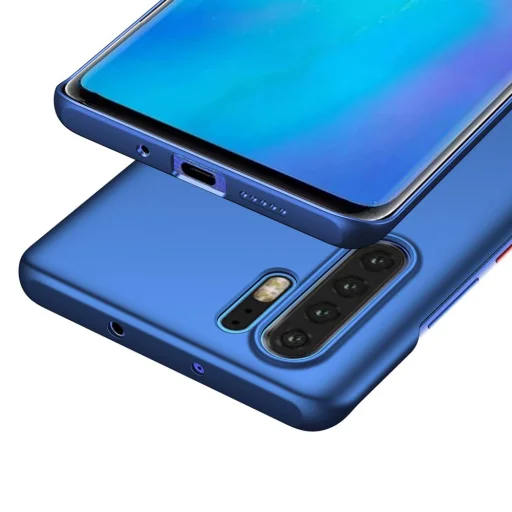 MSVII Simple ultra vékony PC tok Huawei P30 pro tok kék színben - 2