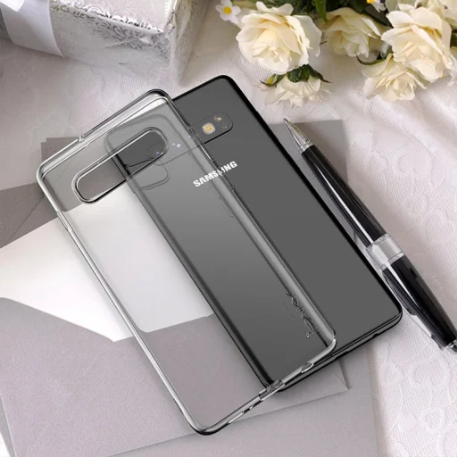 IPAKY Effort TPU tok és kijelzővédő Samsung S10 Plus áttetsző kialakításban - 9