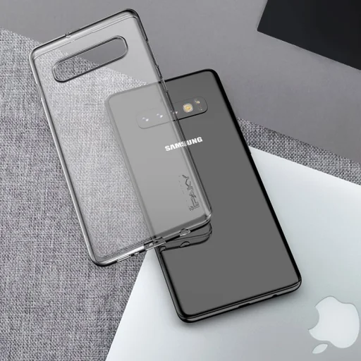 IPAKY Effort TPU tok és kijelzővédő Samsung S10 Plus áttetsző kialakításban - 10