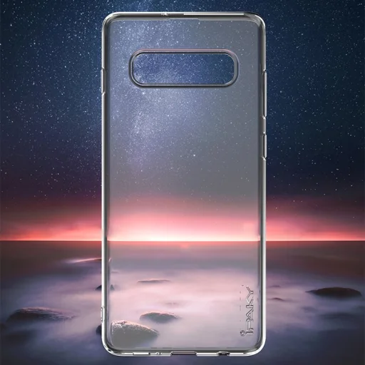 IPAKY Effort TPU tok és kijelzővédő Samsung S10 Plus áttetsző kialakításban - 13