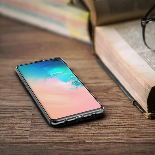 IPAKY Effort TPU tok és kijelzővédő Samsung S10 Plus áttetsző kialakításban - 15