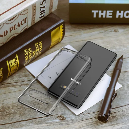 IPAKY Effort TPU tok és kijelzővédő Samsung S10 Plus áttetsző kialakításban - 16