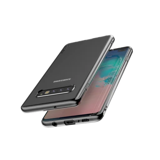 IPAKY Effort TPU tok és kijelzővédő Samsung S10 Plus áttetsző kialakításban - 3