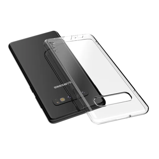IPAKY Effort TPU tok és kijelzővédő Samsung S10 Plus áttetsző kialakításban - 5