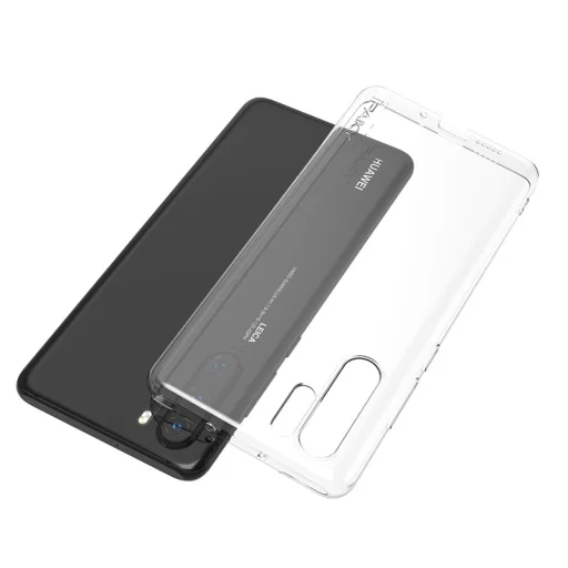 IPAKY Effort TPU tok és kijelzővédő Huawei P30 Pro áttetsző kialakításban - 4