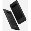 iPaky Carbon Fiber flexibilis TPU tok Samsung S10 Plus fekete thumbnail