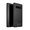 iPaky Carbon Fiber flexibilis TPU tok Samsung S10 Plus fekete thumbnail