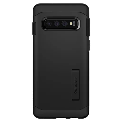 Spigen Slim armor tok Samsung S10 Plus fekete színben - 4