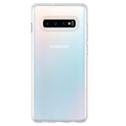 SPIGEN Liquid Crystal flexibilis TPU gél tok Samsung S10 áttetsző - 11