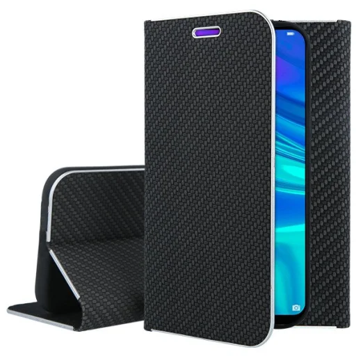 Vennus Book Carbon fliptok Huawei P Smart 2019 fekete - 1