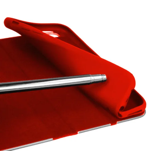 Vennus Book Carbon fliptok Huawei Mate 20 Lite piros - 7