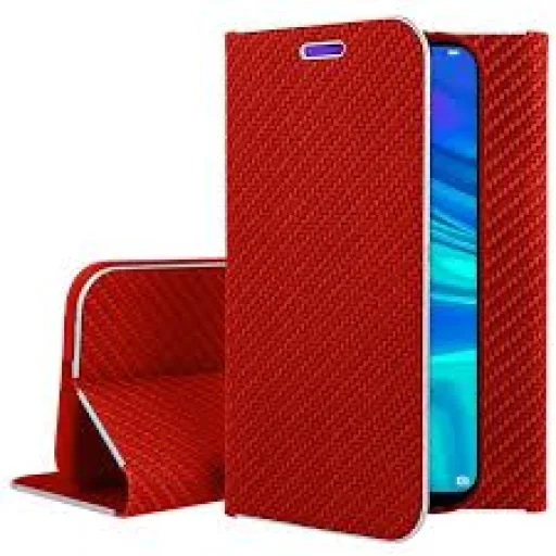 Vennus Book Carbon fliptok Huawei P Smart 2019 piros - 1