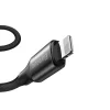 Baseus Yiven Nylon harisnyázott USB-Type C/ Lightning kábel 2A 2m fekete thumbnail