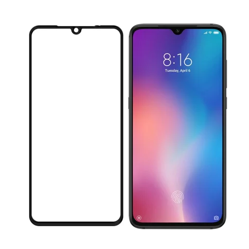 Xiaomi Mi 9 Wozinsky 9H kijelzővédő üvegfólia fekete kerettel - 5