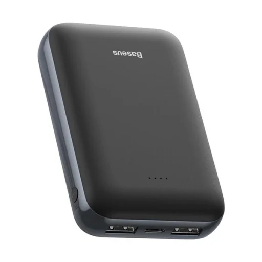 Baseus Mini JA power bank 10000 mAh USB/USB-C/ micro USB 2.1A fekete (PPJAN-A01) - 6