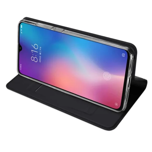 DUX DUCIS SKINPRO Xiaomi Mi 9 fekete flip tok - 4