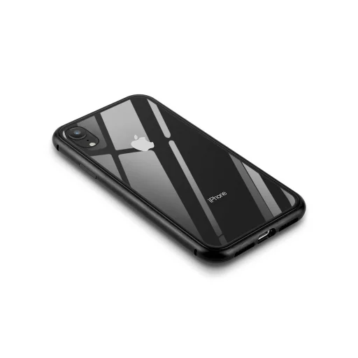 Mágneses kemény tok iPhone XR fekete színben - 3
