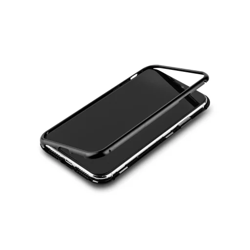 Mágneses kemény tok iPhone XR fekete színben - 1