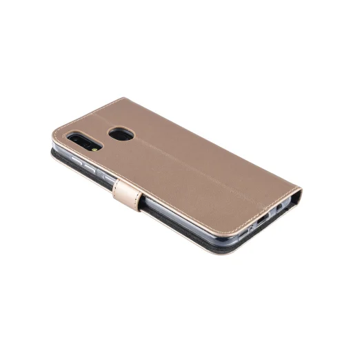 Fliptok Samsung A30 arany színben - 2