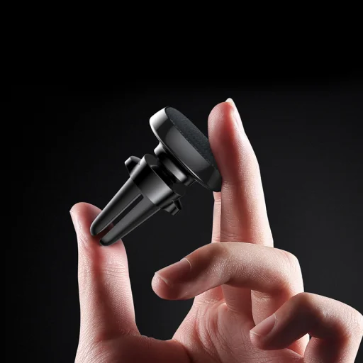 Baseus Privity Pro szellőzőre erősíthető mágneses autós telefontartó fekete - 12