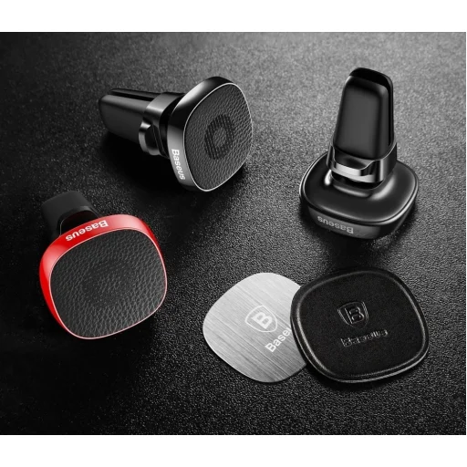 Baseus Privity Pro szellőzőre erősíthető mágneses autós telefontartó fekete - 14