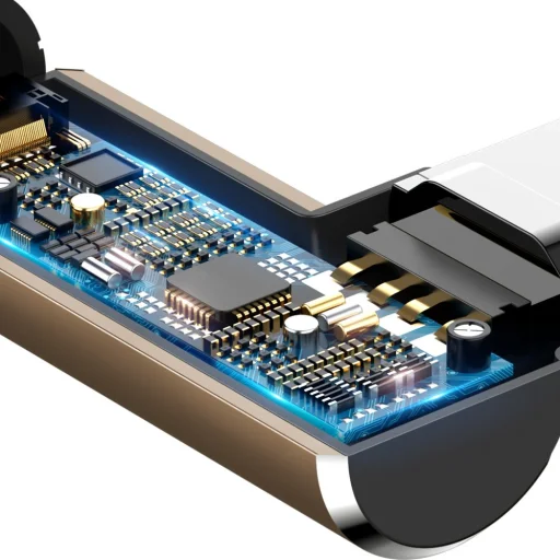 Baseus terepmintás 90 fokban döntött Lightning - USB kábel 1.5A 2m barna - 3