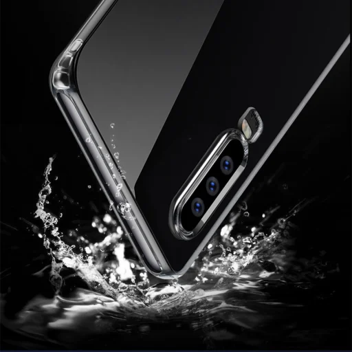 Baseus Simple Series áttetsző gél TPU tok Huawei P30 - 13