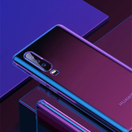 Baseus Simple Series áttetsző gél TPU tok Huawei P30 - 18