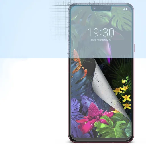 Ringke Dual Easy 2x kijelzővédő PET fólia LG G8 ThinQ - 3