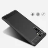 iPaky Slim Carbon Fiber flexibilis TPU tok Huawei P30 Lite kék thumbnail