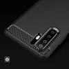 iPaky Slim Carbon Fiber flexibilis TPU tok Huawei P30 Lite kék thumbnail