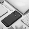 iPaky Slim Carbon Fiber flexibilis TPU tok Xiaomi Redmi Note 7 kék thumbnail