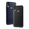 iPaky Slim Carbon Fiber flexibilis TPU tok Xiaomi Redmi Note 7 kék thumbnail