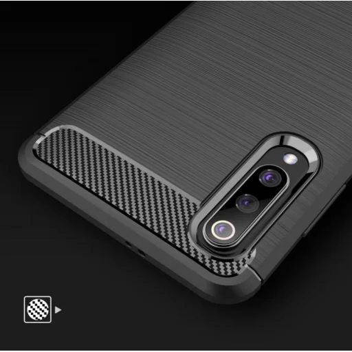 iPaky Slim Carbon Fiber flexibilis TPU tok Xiaomi Mi 9 kék - 3