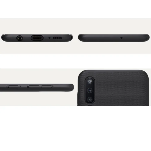 Nillkin Super Frosted Shield tok + ajándék támaszték Samsung A50 fehér - 9