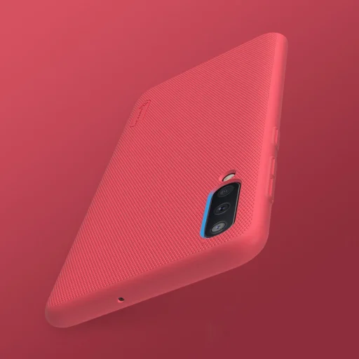 Nillkin Super Frosted Shield tok + ajándék támaszték Samsung A50 fehér - 13