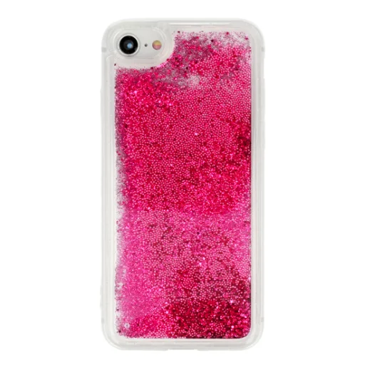 Liquid folyékony flitteres mintájú tok Samsung A70 pink - 1