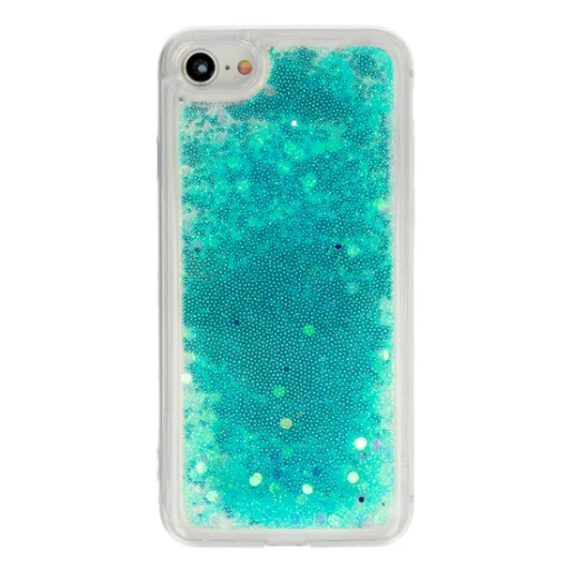 Liquid folyékony flitteres mintájú tok Huawei Mate 20 Lite kék - 2