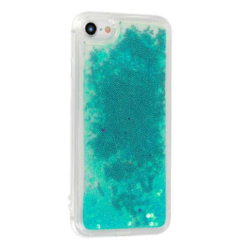 Liquid folyékony flitteres mintájú tok Huawei Mate 20 Lite kék - 1