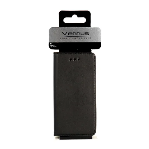 Vennus Twin 2in1 fliptok iPhone XR fekete - 1