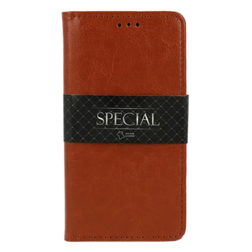 Book Special bőr fliptok Samsung A70 barna - 4