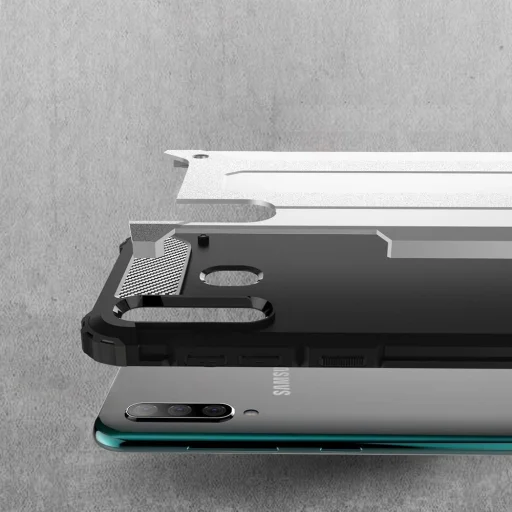 Hybrid armor tok Samsung A30 ezüst - 3