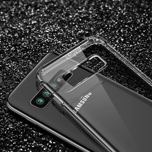 Samsung A50 Ultravékony anti shock 0,5 mm hátlapvédő tok áttetsző - 4
