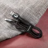 Baseus X-type USB-Type C kábel fény visszajelzéssel 3A/1m fekete thumbnail
